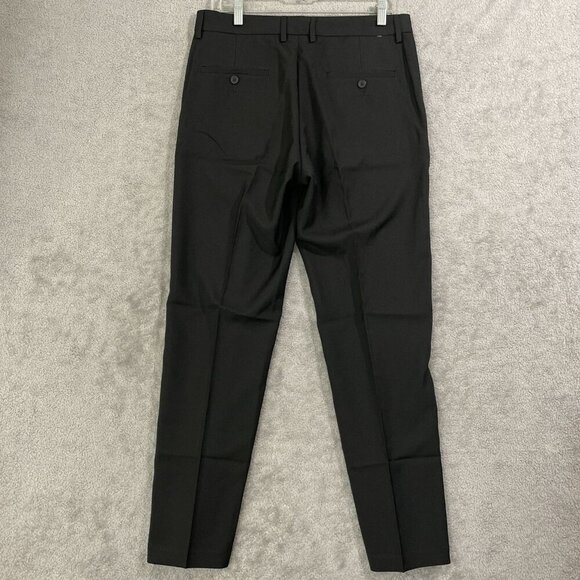 NEW Kenneth Cole Men's 32x30  Slim Fit Performance Pants Black Stretch - Picture 3 of 9